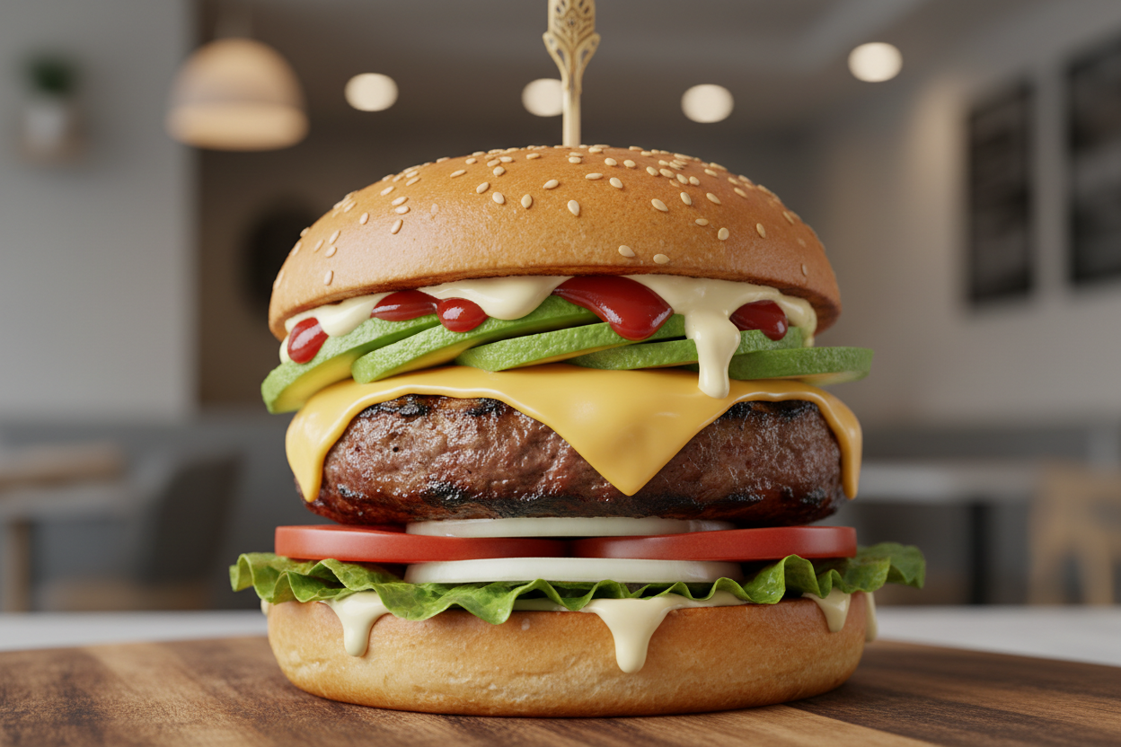 Avocado & Cheese Burger 125 gram Hauptbild